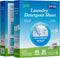Laundry Detergent Sheets,Fresh Scent Travel Laundry Sheets Washing Sheets for Home Dorm Travel 30 Sheets / 60 Loads...