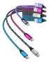 Android Charger Cord, USB-C Fast Charging Cable for Samsung Galaxy S25 S24 S23 Ultra Plus A15 A14 A13 Braided Auto Car Cargador Wire, iPhone 15 Pr...