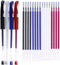 4 Pieces Heat Erase Pens with 40 Heat Erasable Fabric Refills Marking for Sewing, Quilting and Dressmaking(4 Colors)...