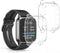 kwmobile Case Compatible with Garmin Venu Sq 2 Music/Sq 2 Case - 2X TPU Silicone Fitness Tracker Cover - Transparent...