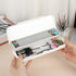 BTSKY Little Duck Double Layers Plastic Pencil Box Cute Pen Box Organizer Plastic Storage Box with Compact Size for Pencils, Erasers, Paper Clips ...