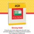 School Smart Smooth 2-Pocket Folder with Fasteners, Assorted Colors, Pack of 25...