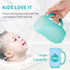 Baby Bath Rinse Cup - Food Grade Silicone Shampoo & Body Washing Rinser Cup For Kids with Easy Grip Handle to Rinse Baby Shampoo and Soap - Baby E...