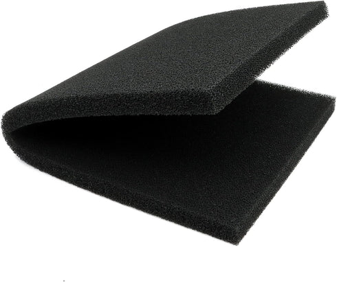 Cut to Fit Activated Carbon Media Pad Pre Filter, Sponge Filter Carbon for Aquarium Fish Tank Pond Reef Canister (19.5 x 9.8 x 0.78 inch 1pcs)...