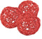 Wicker Rattan Decorative Balls Table Wedding Party Christmas Season Home Decoration (Red, 4 Inch)...