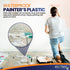 3 Pack 12 x 9 ft Extra Large Painter’s Plastic Drop Cloth Painting Sheet-Light & Durable Dust Cover-Clear Plastic Sheet-Plastic Sheeting-Plastic C...