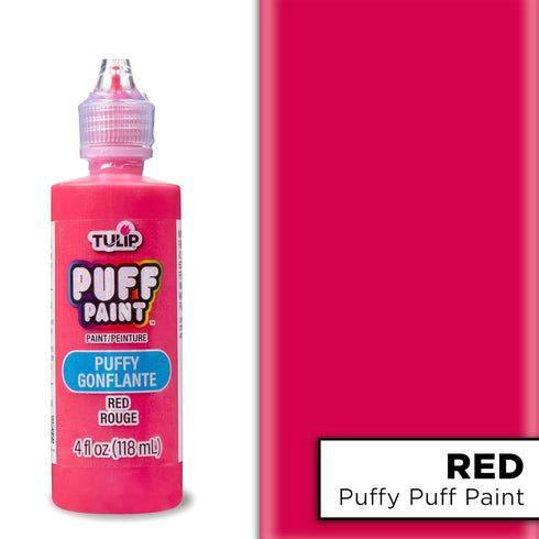 TULIP Dimensional Fabric Paint 17132 Dfpt 4Oz Puffy Red, 4 Fl Oz (Pack of 1)...
