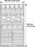 Aleks Melnyk No.36 Small Border Stencils for Bullet Journaling, Greek Key Stencils, Celtic Knot, Ornate Viking Stencils, Steel Journal Stencils, M...