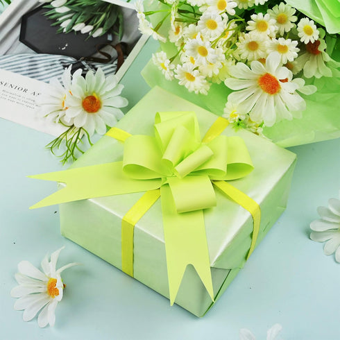 Bolsome 100 Sheets 20 * 14 Inches Metallic Green Tissue Paper for Gift Wrapping, Pearlescent Tissue Paper for Gift Bags for Green Boho Birthday We...