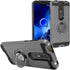 Z-GEN - Alcatel Onyx 5008R - Hybrid Phone Case w/Ring Stand + Tempered Glass Screen Protector - RS2 Gray...