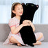 Black Cat Plush Toy Soft Long Cat Pillow Plushies Doll Stuffed Animal Plush Body Pillow Black Sesame Meowchi Sofa Throw Pillow Decoration Gift for...