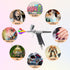 Uouteo Airbrush Trigger Gun Air Brush Gun with 0.3 mm Needles 7CC &10 CC Cup for Painting...