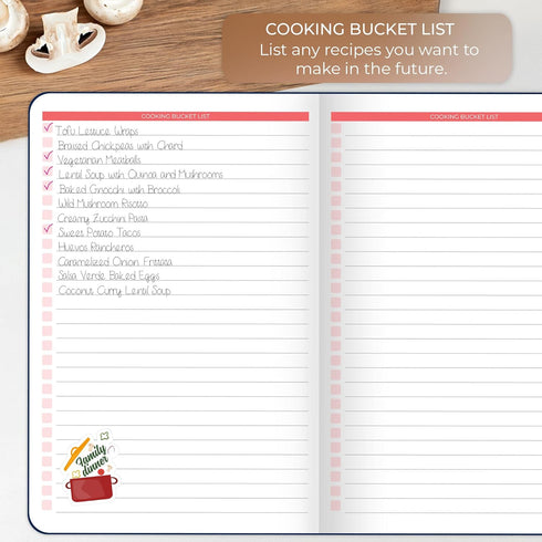 Clever Fox Recipe Book - Make Your Own Family Cookbook & Blank Recipe Notebook Organizer, Empty Cooking Journal to Write in Recipes, A5, Stores 60...