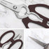 Messermeister 8-Inch Take-Apart Kitchen Scissors, Black - Includes Screwdriver, Nut Cracker, Jar Lid Opener/Gripper, Bottle Opener & Bone + Twig C...