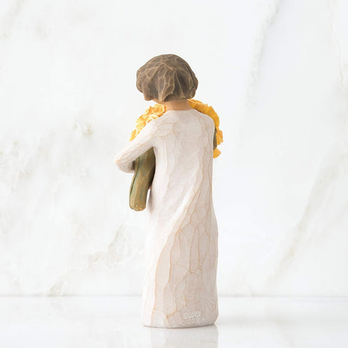 Willow Tree Good Cheer, Wishing You Sunny Days of Happiness, A Gift to Celebrate Friendships, for Those Who Love Flowers, Sculpted Hand-Painted Fi...