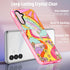 Toycamp for Galaxy A54 5g Phone Case with Ring Holder Cute Rainbow Sun Moon River Flowers Cartoon Graffiti Print Design Cover for Women Girls Teen...