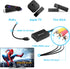 HDMI to RCA Converter, HDMI to AV 3RCA CVBs Composite Video Audio Converter Adapter Supports PAL/NTSC for TV Stick, Roku, Android TV Box, DVD ect,...