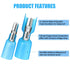 200PCS Heat Shrink Bullet Connectors, Automotive Female & Male Connectors Bullet Terminals,Insulated Waterproof Marine Electrical Wire Splice Crim...