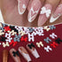 Bow Nail Charm 3D Resin Bow-Knot Nail Art Charms with Mixed Color Designs Nail Accessories Kawaii Colorful Resin Bow DIY Nail Art Supplies for Wom...