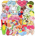 QTL Waterproof Stickers for Girls Cute Stickers for Water Bottles Hydro Flask Kids Teens Waterproof Vinyl Packs 100Pcs...