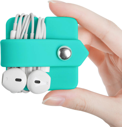 Cord Organizer Earbuds Holder Earphone Wrap Earphones Organizer Headset Headphone Earphone Wrap Winder Cord Manager Cable Winder Blue......