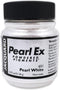 Jacquard Pearl Ex Pigment Powder 0.75 oz Pearl White - Loose Mica Powder for Epoxy Resin, Watercolors, Calligraphy Ink & Clay - Epoxy Pigment Powd...