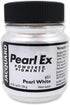Jacquard Pearl Ex Pigment Powder 0.75 oz Pearl White - Loose Mica Powder for Epoxy Resin, Watercolors, Calligraphy Ink & Clay - Epoxy Pigment Powd...