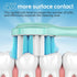 Aoremon Replacement Toothbrush Heads for Philips Sonicare C3 Premium Plaque Control HX9044/65 G3 Premium Gum Care HX9054/65, 6 Brush Heads, White...