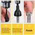 Deburring External Chamfer Tool,with Tungsten Carbide Blade, External Chamfer Drill Bit Deburring Tool ?Fits 1/8" to 3/4"....