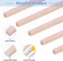 280 Pieces Balsa Wood Sticks 1/8 x 1/8 x 12 Inch Hardwood Square Dowels Balsa Wood Strips Square Wooden Dowel Rods Unfinished Wood Sticks for Craf...