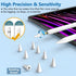 8 Pack Apple Pencil Tips, Replacement Tips Only Compatible with our KARFUN Pencil, iPencil Nib for iPad Pencil 2018-2023, iPad 10/9/8/7/6 Gen, iPa...