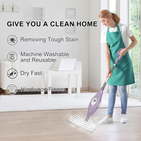 Steam Mop Replacement Pads for Shark Steam Mops S3500 Series S3501 S3601 S3550 S3901 SE450 S3801CO S3601D S2901 S2902 Shark Steam Pocket Mop, Micr...