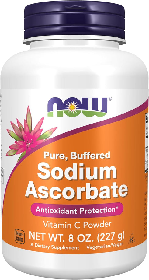 NOW Supplements, Sodium Ascorbate Powder, Buffered, Antioxidant Protection*, 8-Ounce...