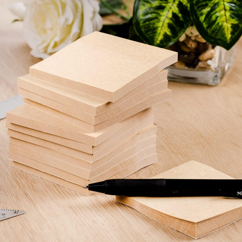 Mr. Pen- Sticky Notes, 3”x3”, 12 Pads, Kraft Colors Sticky Notes, Sticky Note, Self-Stick Note Pads, Sticky Pads Sticky Notes Aesthetic, Colorful ...