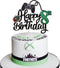 1 PCS Video Game Happy 8th Birthday Cake Topper Glitter Video Game Cake Pick Game On Controllers Eight Cheers to 8 Years Cake Decoration for Happy...