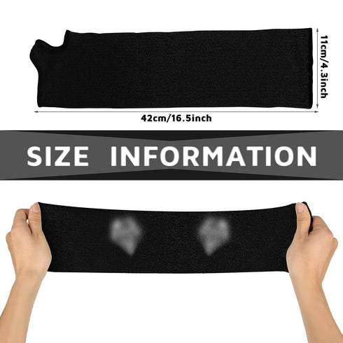 Zhanmai Cut Resistant Leg Sleeves Bite-Proof Protective Leg Sleeves for Welding, Lawn Mowing Guard Safety (Black, Heel Hole Style)...