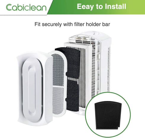 True Air Replacement Carbon Filters Compatible with Hamilton Beach Pet TrueAir Purifier Odor Eliminators Model 04384, 04386, 04532GM, 04530G, 0453...