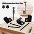 48-Pack Black Stainless Steel Start Clips, Deck Start Clips, Concealed Fasteners and Deck Start Clips with Deck Screws, for 400 Sqm,with two drill...