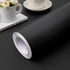 practicalWs Peel and Stick Wallpaper 15.7" x118" Black Wallpaper Self Adhesive and Removable Vinyl Film Stick Paper Easy to Apply Contact Paper Wa...
