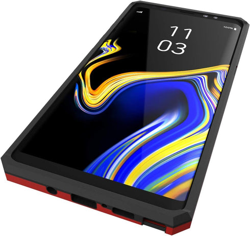 Kitoo Designed for Samsung Galaxy Note 9 Case with Kickstand, Military Grade Protection- Red...