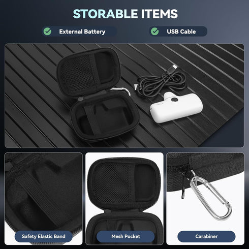 Carry Case Compatible with iWALK Portable Charger Power Bank,for Anker 621 Nano Mini Power Bank (Case Only)......