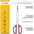 Stainless Steel Scissor Tongs with Comfort-Grip Handle 12-Inch...
