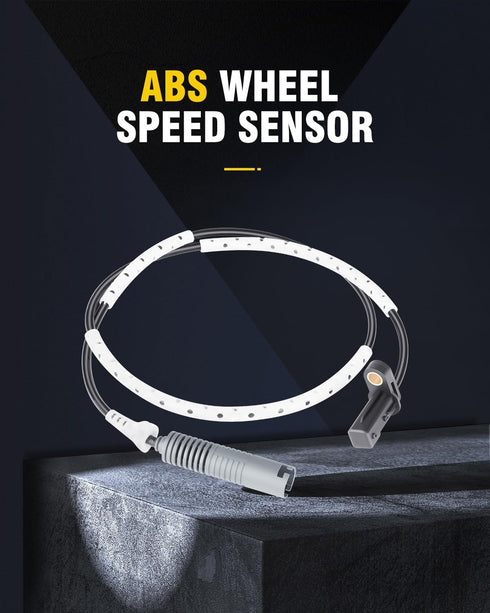 OCPTY ABS Wheel Speed Sensor Compatible for BMW 128i 2008-2013, 323i 2006-2007, 325i 2006, 328i 2007-2011 - Rear Driver and Passenger Side, Replac...