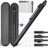 AUAUY 4 in 1 Multicolor Pen, Metal Cased Multifunction Pen, Gravity Sensor Multifunction Pen, 0.5mm 3 Color Ballpoint & 0.5mm Mechanical Pencil, 3...