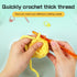 7 mm Crochet Hook, Ergonomic Handle for Arthritic Hands, Colorful Transparent Crochet Hook for Beginners and Crocheting Yarn(7 mm)......