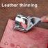 Skiving Knife, Metal Leather Skiver, Leather Craft Tools Skiver, Heavy Duty Hand Skiver for Leather, 6 Pieces Skiver Blades for Leather Craft DIY ...