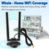Eightwood PC WiFi Antenna Dual Band 2.4GHz 5GHz RP-SMA WiFi Antennae with 6.5 Feet Extension Cable for PC Desktop Computer PCI PCIe WiFi Bluetooth...