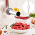 Mudder 4 Pieces Sausage Stuffer Kit 3 Different Sizes Stainless Steel Grinder Tubes with Sausage Stuffer Ring for Size 5 Meat Grinder Food Maker K...