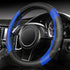 CAR PASS Line Rider Microfiber Leather Sporty Steering Wheel Cover Universal Fits for 95% Truck,SUV,Cars,14.5-15inch Anti-Slip Safety Comfortable ...