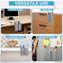 6 Pcs Screen Pen Pencil Holders Attachable Deskside Pen Holder Computer Monitor Desktop Pen Organizer with Self Adhesive Attacher for Office Suppl...